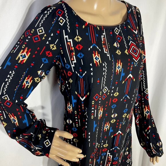 Charlotte Russe Dresses & Skirts - Charlotte Russe Southwestern Scoop Sheath Dress Sz Med